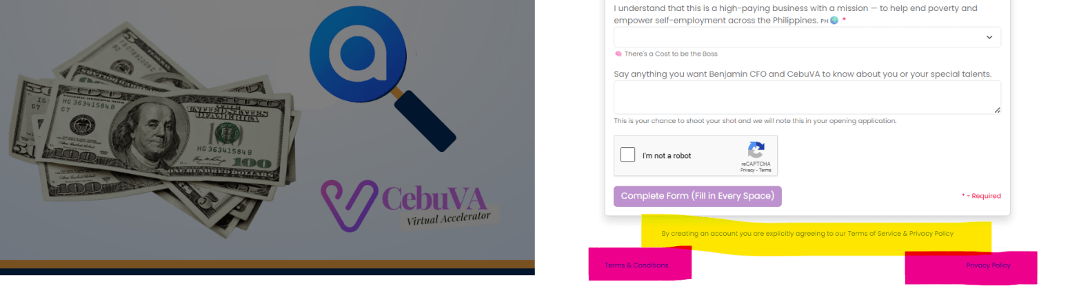the obvious hidden scam
